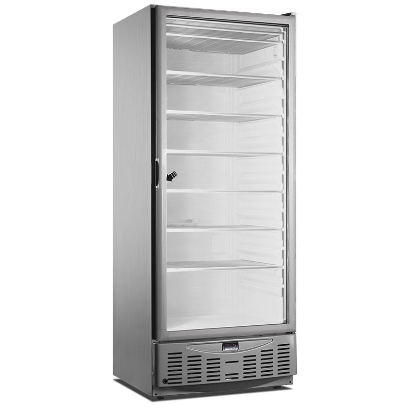 Armario congelación puerta de vidrio, rejillas GN2/1 y 600×400