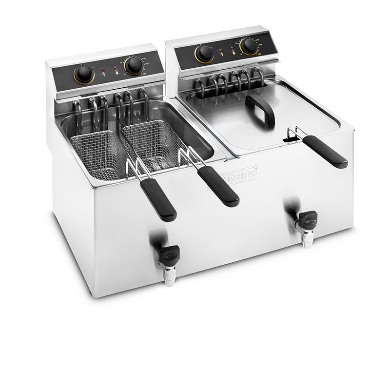 Freidora eléctrica Elframo ST12+12 12KW