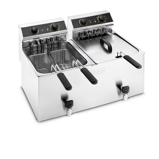 [11065] Freidora eléctrica Elframo ST12+12 12KW